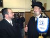 Rav Shaul with rav Metzger: The Chief Rabbi's visit
